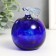 Souvenir Glass in glassbreaker "Blue apple" h 90 mm