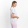 Homemade female set (T -shirt/pants), gray color, size 50
