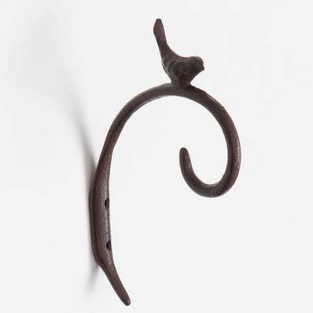 Hook decorative cast iron suspended "bird" 14x23x2.5 cm-1