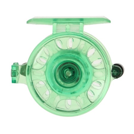 Inertial coil, plastic, diameter 6 cm, guide fishing lines, green color, 109-5