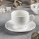 Tea steam porcelain Wilmax, 2 items: a cup 170 ml, a saucer d = 12.7 cm, white color