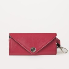 Key on the button, length 11 cm, 7 carbines, red color