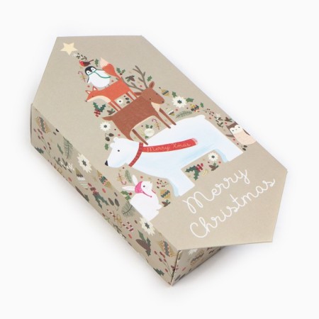 New Year. Tmachry Ethel "Battyn tree" 30x30 cm, 100% HL, 340 g/m2-3