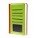 The diary is low, PVC cover, A5 format, 140 sheets in a cage, with pockets, mix