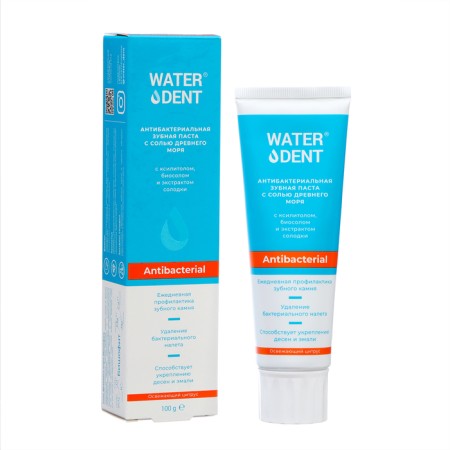 Waterdent toothpaste antibacterial, 100 g