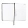 The diary is low, A5, 136 sheets, leatherette, Devente. Tropicana, solid cover, foil embossing, perforation, liesse, block 70%, black