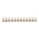 Dandhinate terminal block KV-12 (4-12 mm²), current 16 A, polyethylene white (ZVI) rexant