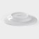 Plate porcelain deep shade "rose", d = 20 cm, white color