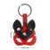 Leather key a car for a car key, mask - cat, genuine leather
