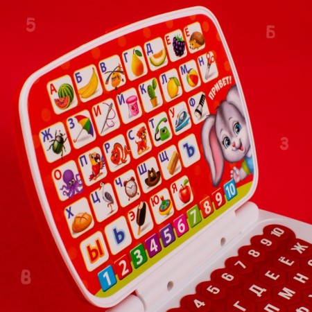 Developing toy "Smart Computer": learn to count and write, train memory-4