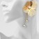 Earrings with pearls "bead" Katalya, color gold