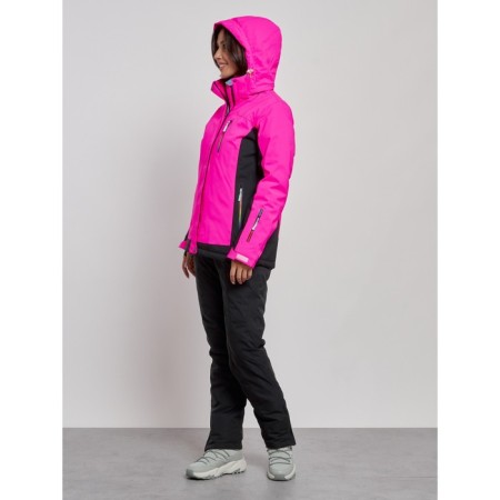 Ski costume female winter, size 50, pink color-1