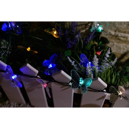 Garden Girland on the Solar Battery "Butterflies" Uniel, IP44, 4 m, multi -colored-7