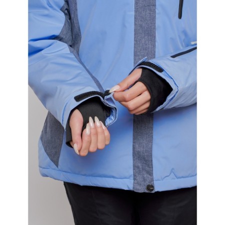 Ski jacket female, size 60, purple color-4
