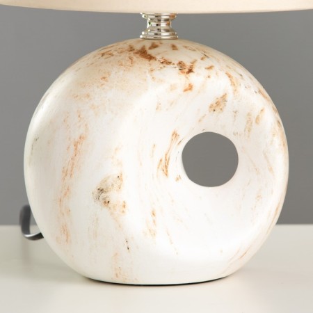 Lamp table ceramics E14 40W 220V "Sand time" under marble 30x19.5x19.5 cm Risalux-4