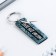 Acrylic key keychain, Magnet Magnit plate, 8 x 2 cm