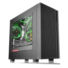 Themaltake Versa H18 Window, without PSU, MATX, Mini-Tower, Black