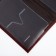 Cover for passport, burgundy color
