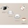 A set of built -in rotary lamp Ambrella Light, Techno, XM8101504, color white sand