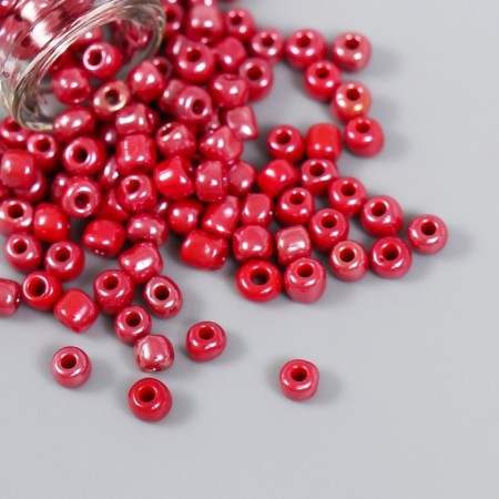 Beads 6/0 in the bottle "Dark Bord" 20 g ceramic shine 6x2x2 cm-2