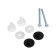 Reinforcement for flush tanks "Ani Plast" WC6550 Economy, with a lower eyeliner 1/2 ", white button
