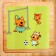 Wooden toy "Multilayer liners", three cats