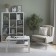 Coffee table "Enkel 82", 820 × 500 × 450 mm, vestiburates, white color