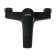 Bath mixer Zein Z3841, one -leaf, shower set, watering can 5 modes, black