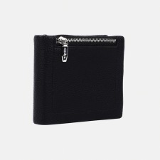 Women's wallet with lightning, black color