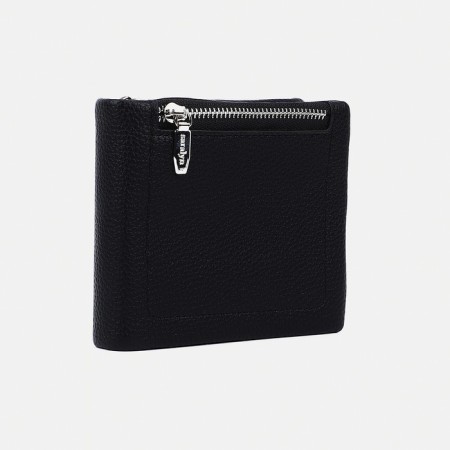 Women's wallet with lightning, black color