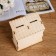 Wooden piggy bank "Double toilet"