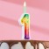 Candle for cake "Color Flame", 10 cm, number "1"