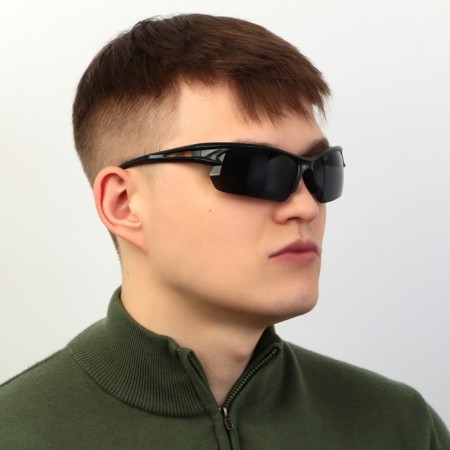Polarization glasses "Cool fisherman", gray color, 15, 4 x 4.3 cm-5