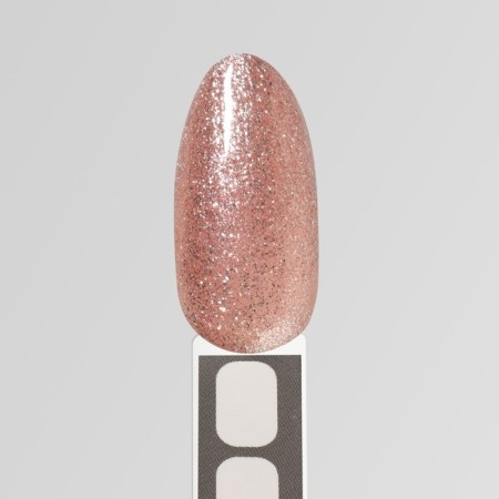 Gel nail polish, “chrome”, shimmer, 3 phase, 8ml, led/uv, pearl pink color (019)-5