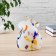 Vase "Wallet" multi -colored, (into glassbreed) 16cm