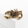 Brooch "Scorpio", black color in black gold
