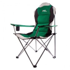 Folding chair with armrests and cup holder Palisad Camping, 60x60x110/92 cm