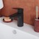 Santek Taos sink mixer, black matte