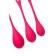 A set of vaginal balls Satiffyer yoni, silicone, red, Ø 2 cm
