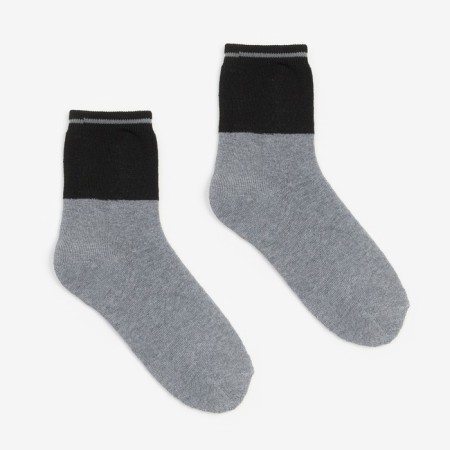 Women's socks, gray/black color, size 23-25-1