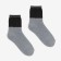 Women's socks, gray/black color, size 23-25