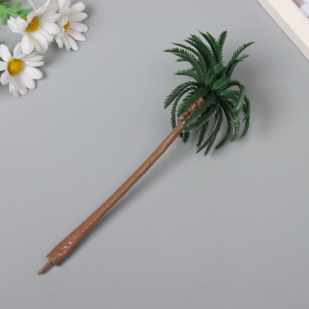Decor for creating miniatures (trees) "Hawaiian palm" set 2 pcs 17 cm-2