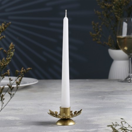 Smost Smost Metal for one candle, 9.2x9.2x4.1 cm, golden