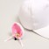 Baby cap for a girl "cat" with ears, white color, rr 52-54, 5-7 years old