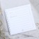 Book of wishes for the wedding "White with crystals."