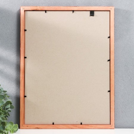 Photo frame pine С20 red 30x40 cm (plastic screen)-1