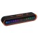 Portable column A6, 10 W, 1200 mAh. BT5.0, backlight, black-orange