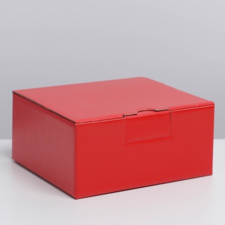 Gift folding box, packaging, “red”, 15 x 15 x 7 cm-2