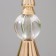 Board lamp "Marfa" E27 40W white-gold 22x22x40 cm Risalux