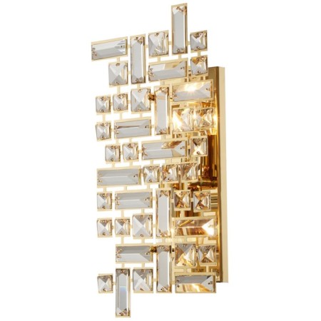 Wall lamp STILFORT 2171/03/02W Tetrix, 2x40W, E14, 420x420x100 mm, color gold-1